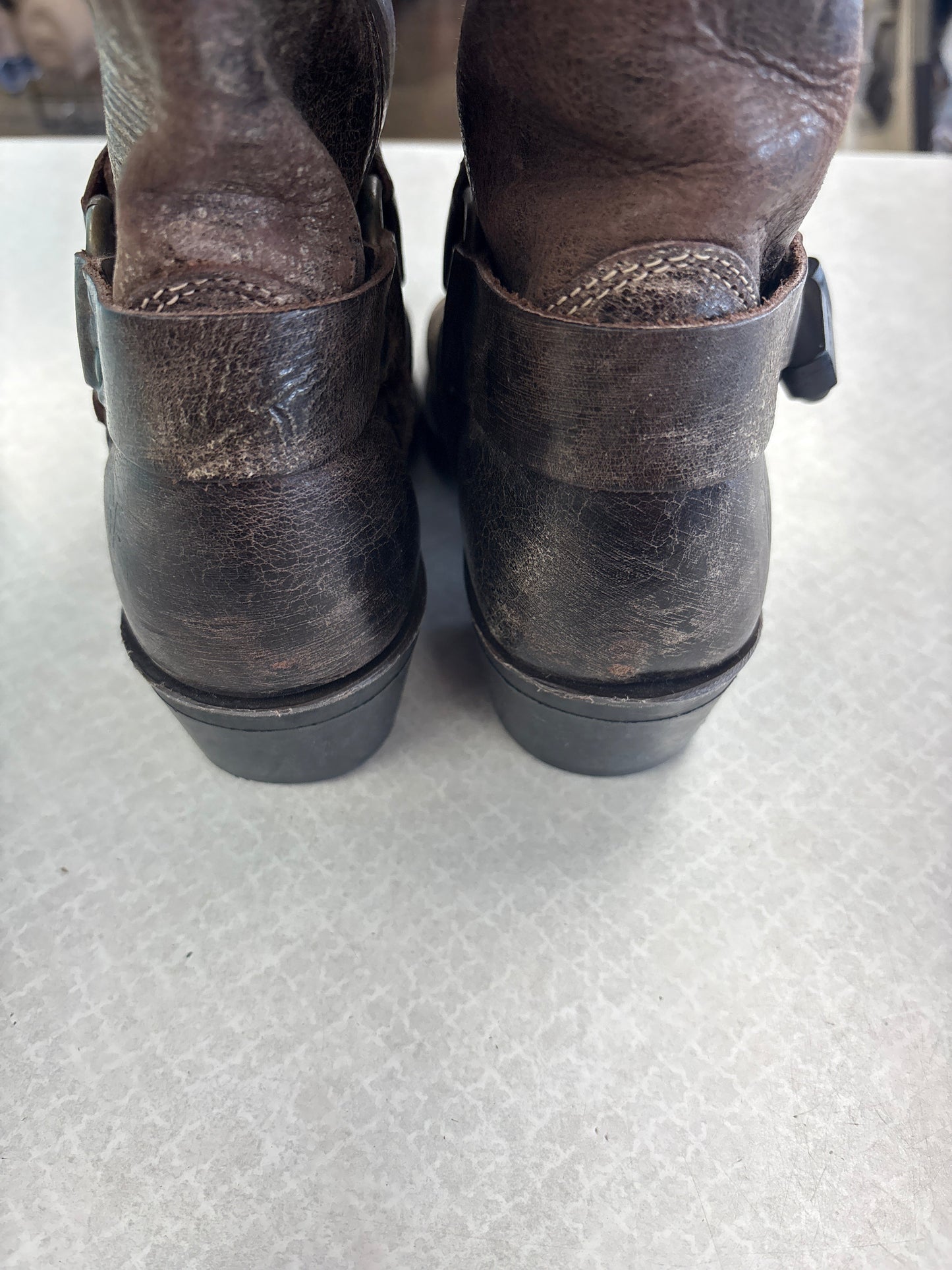 Boots Designer By Frye In Brown, Size:8