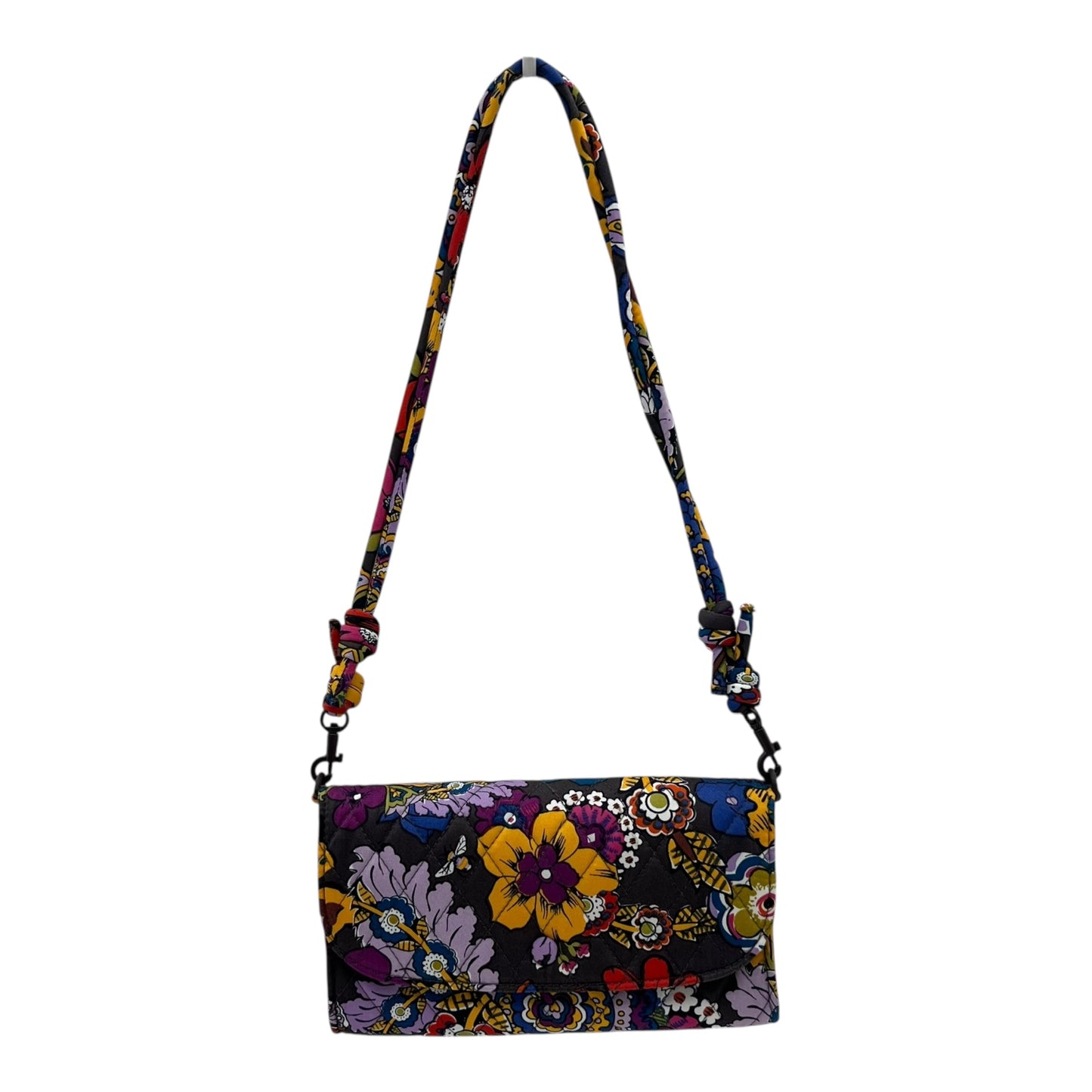 Wallet By Vera Bradley In Floral Print, Size:Large