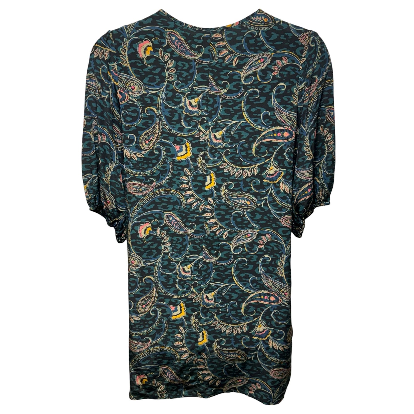 Jade Marzanna Shift Silk Dress By Johnny Was In Paisley Print, Size: M