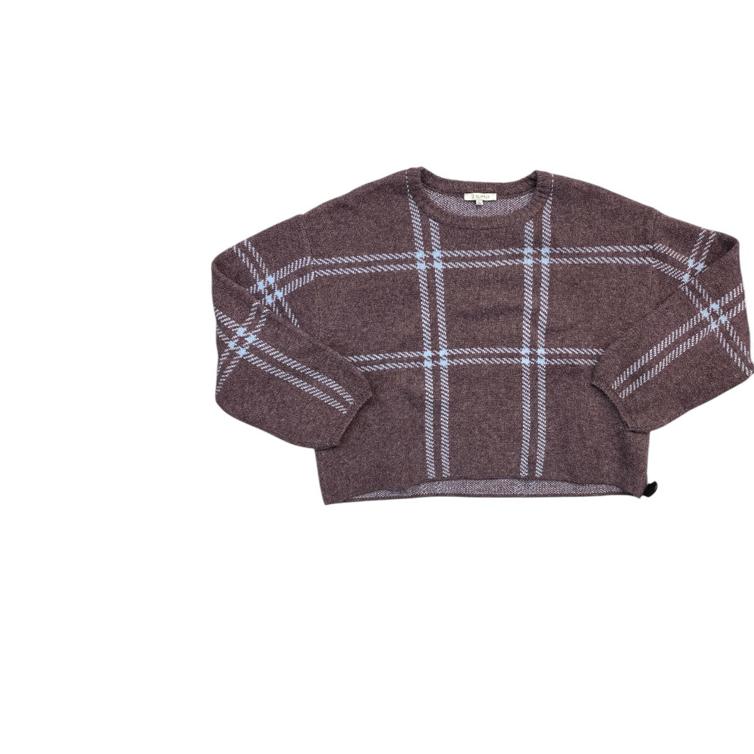 Sweater By Z Supply In Maroon, Size:L