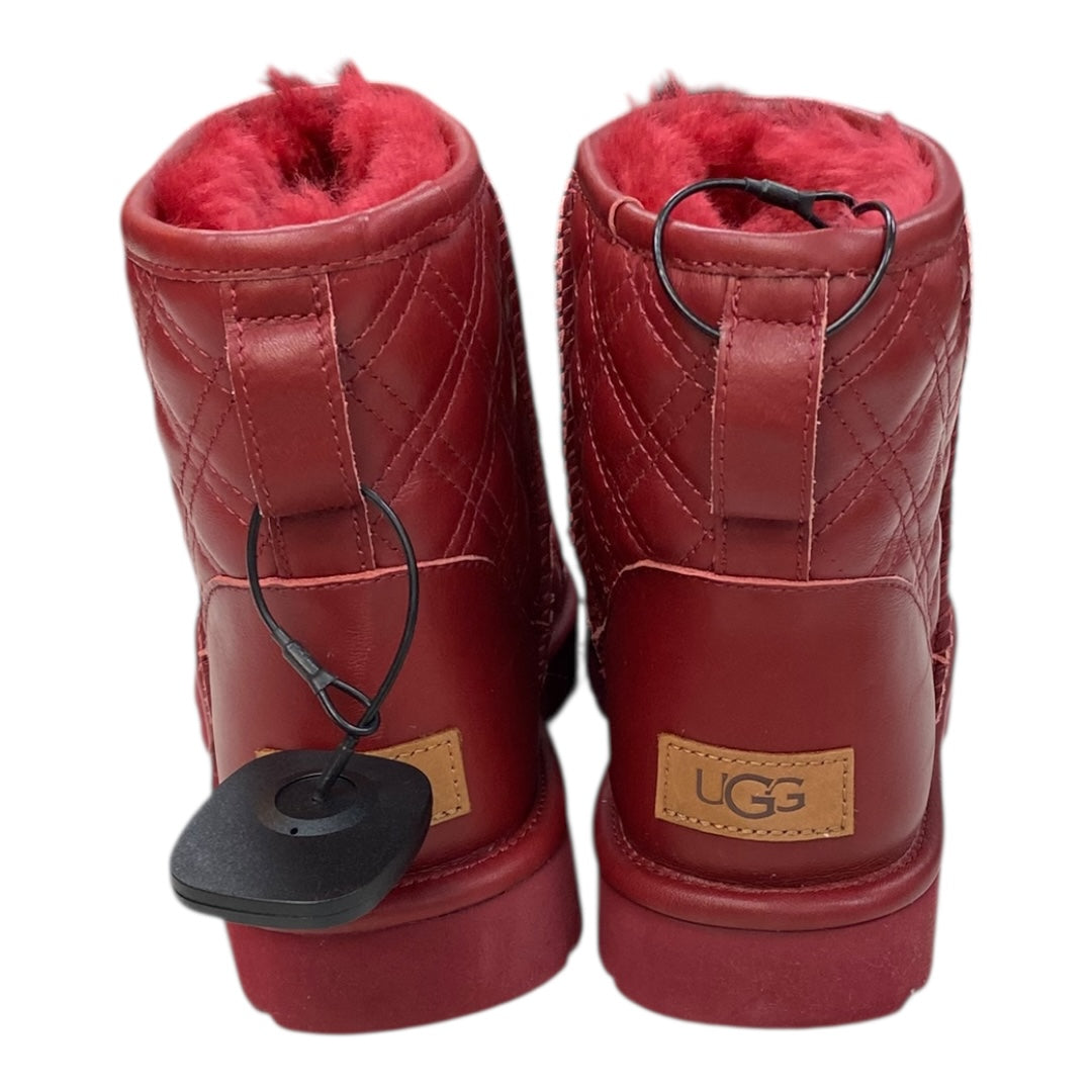 Boots Designer By Ugg In Red, Size:8