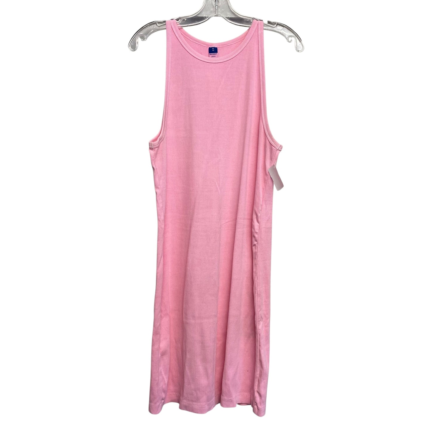 Dress Casual Midi By Old Navy In Pink, Size:Xl