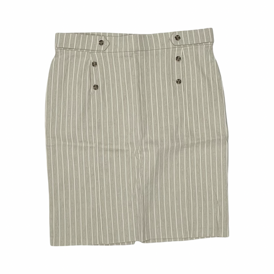 Skirt Midi By Love Scarlett In Tan & White, Size:Xl