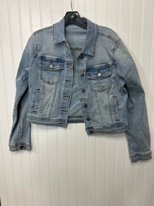 Jacket Denim By Clothes Mentor In Blue Denim, Size:S