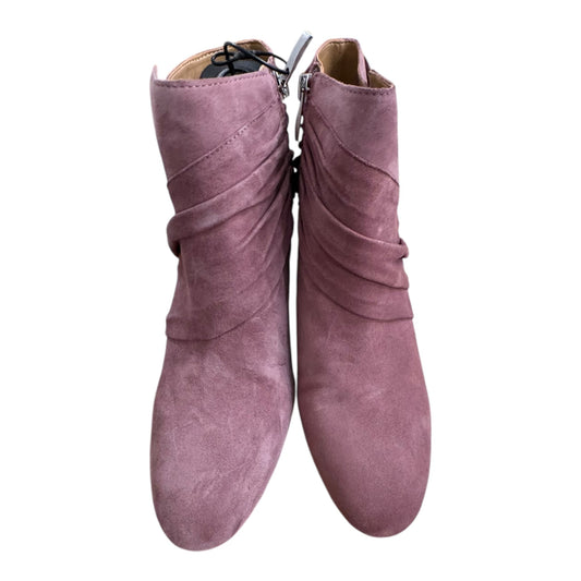 Boots Ankle Heels By Franco Sarto In Pink, Size:6.5