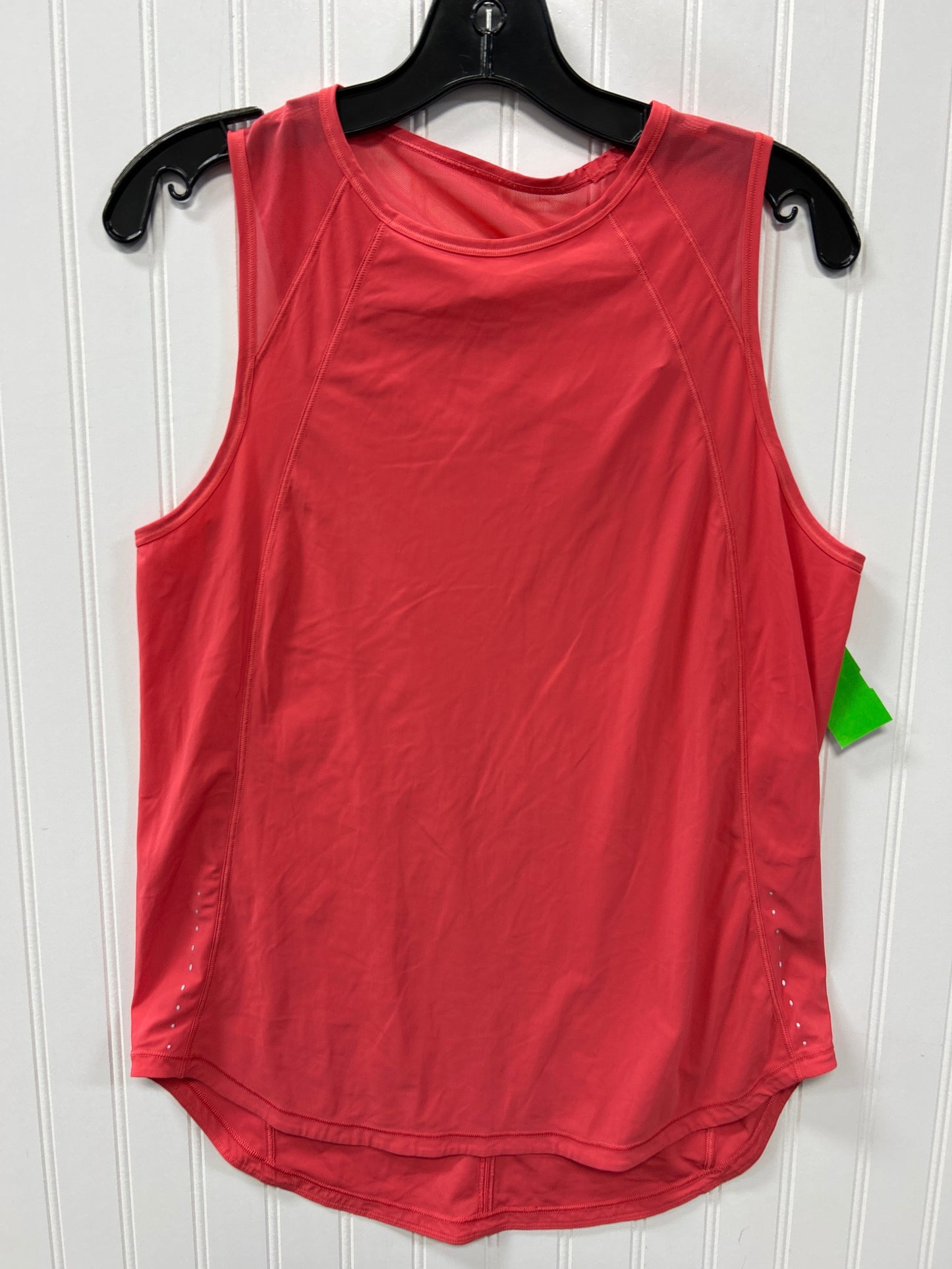Athletic Tank Top By Lululemon In Pink, Size:L