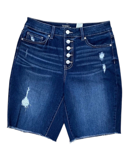 Shorts By Time And Tru In Blue Denim, Size:10