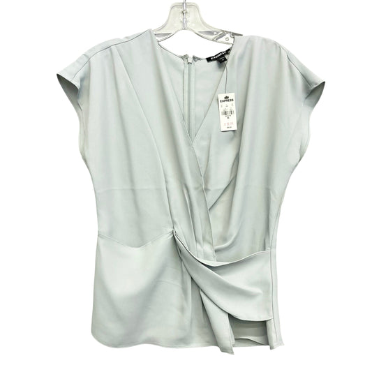 Top Sleeveless By Express In Green, Size:Xs