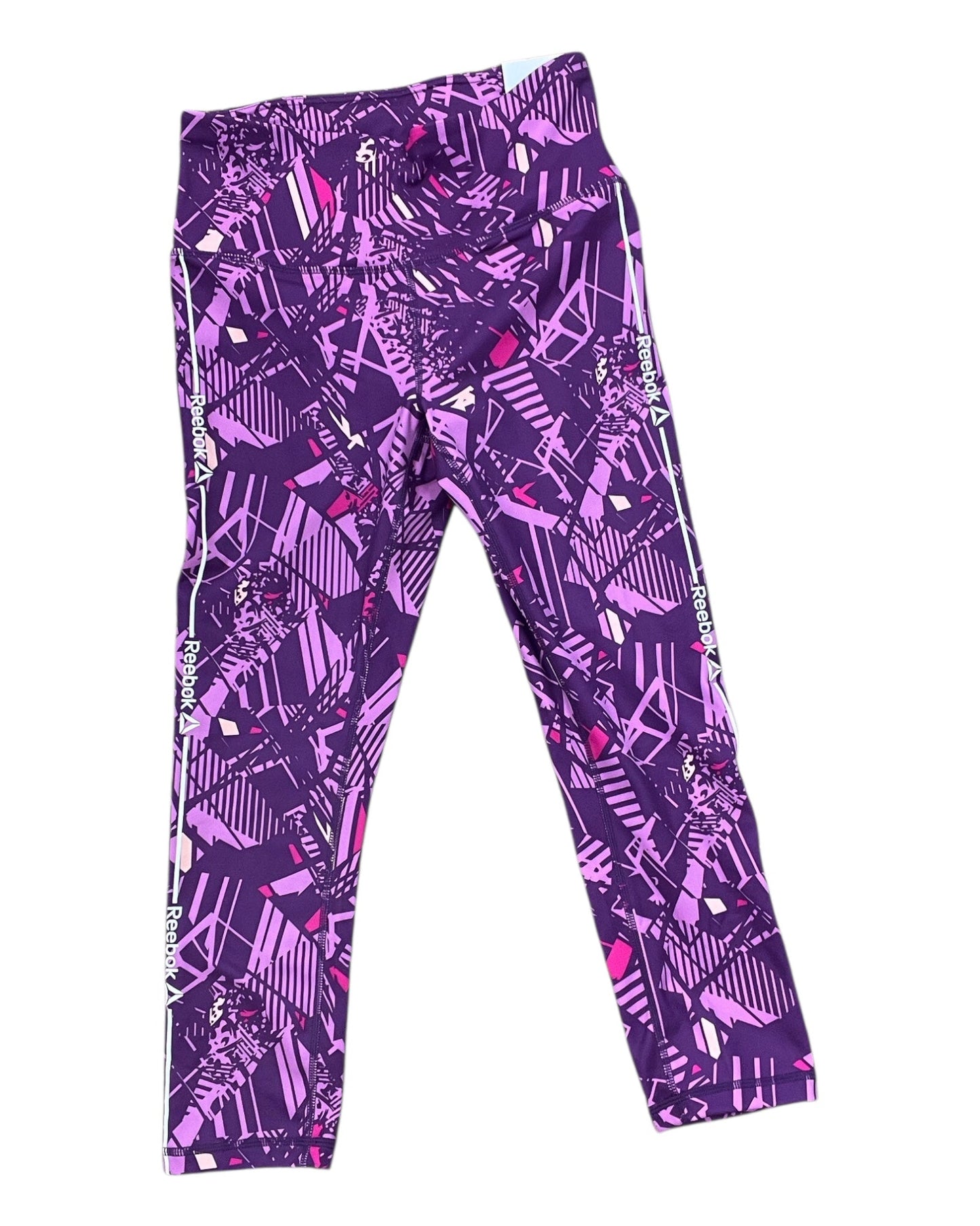 Athletic Leggings Capris By Reebok In Purple, Size:S