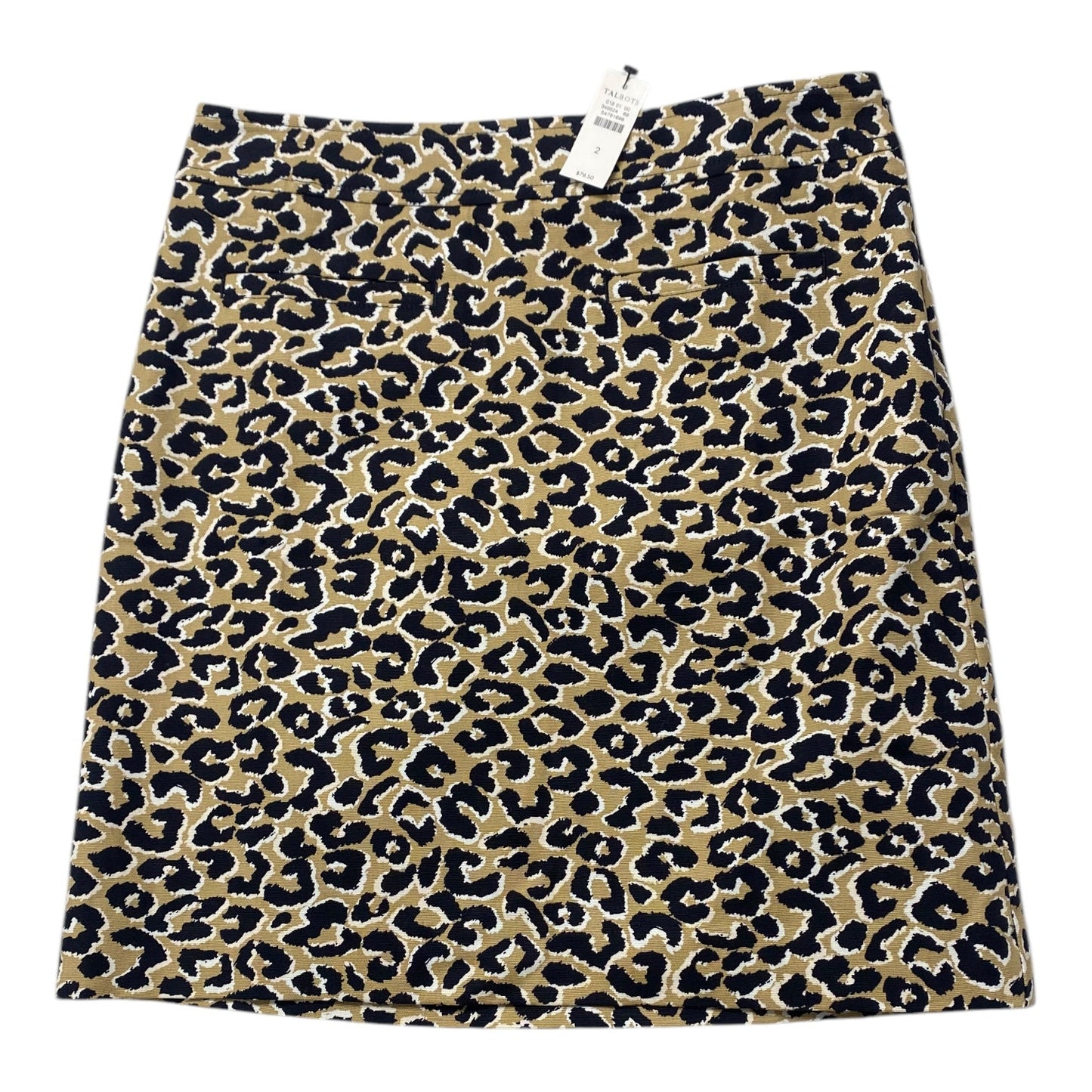 Skirt Midi By Talbots In Animal Print, Size:2
