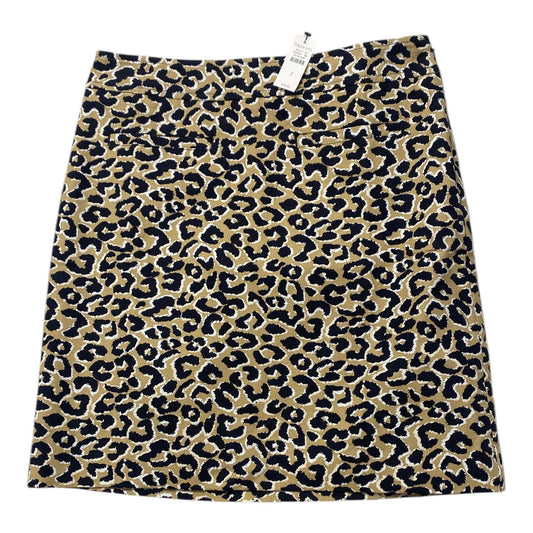 Skirt Midi By Talbots In Animal Print, Size:2