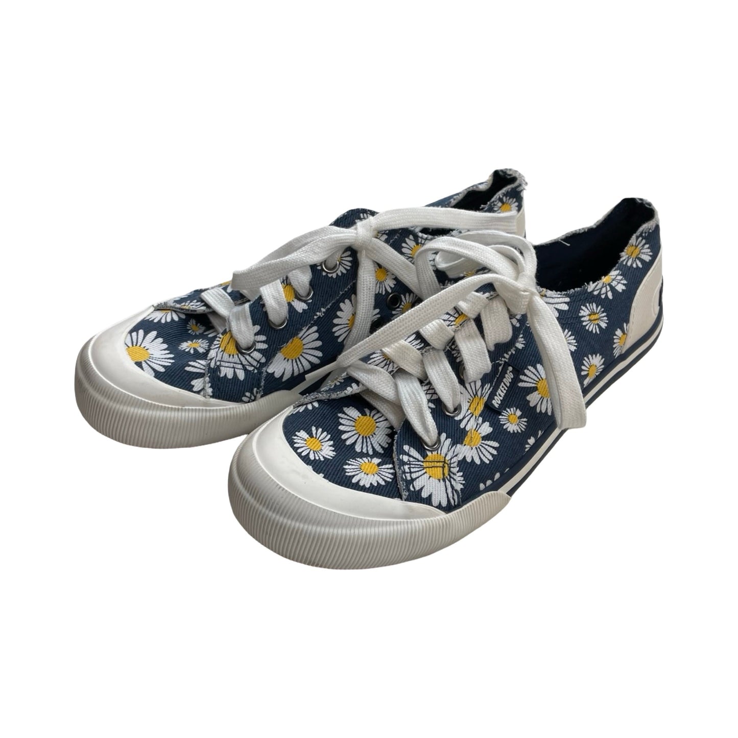 Shoes Athletic By Rocket Dogs In Floral Print, Size:8.5