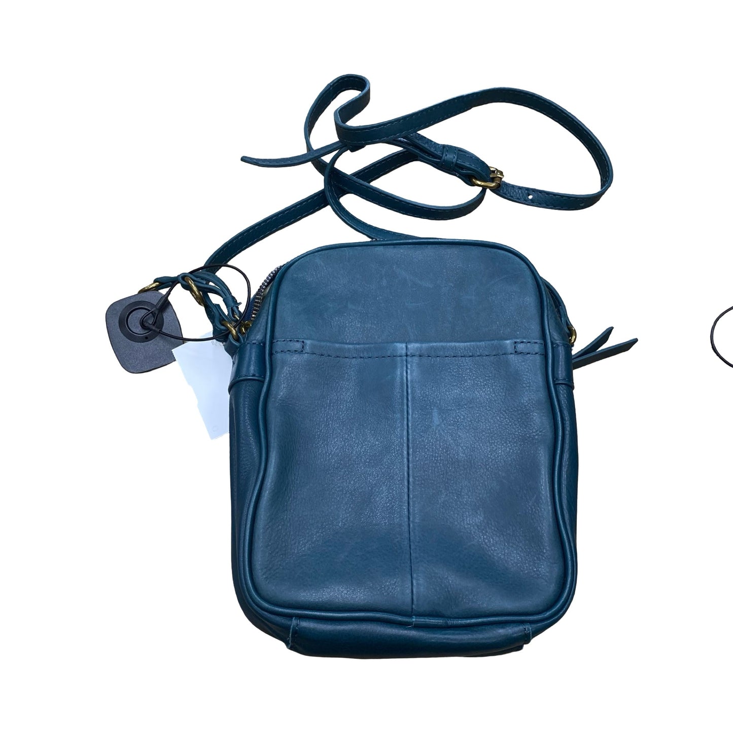 Handbag Leather By Cmc In Teal, Size:Small