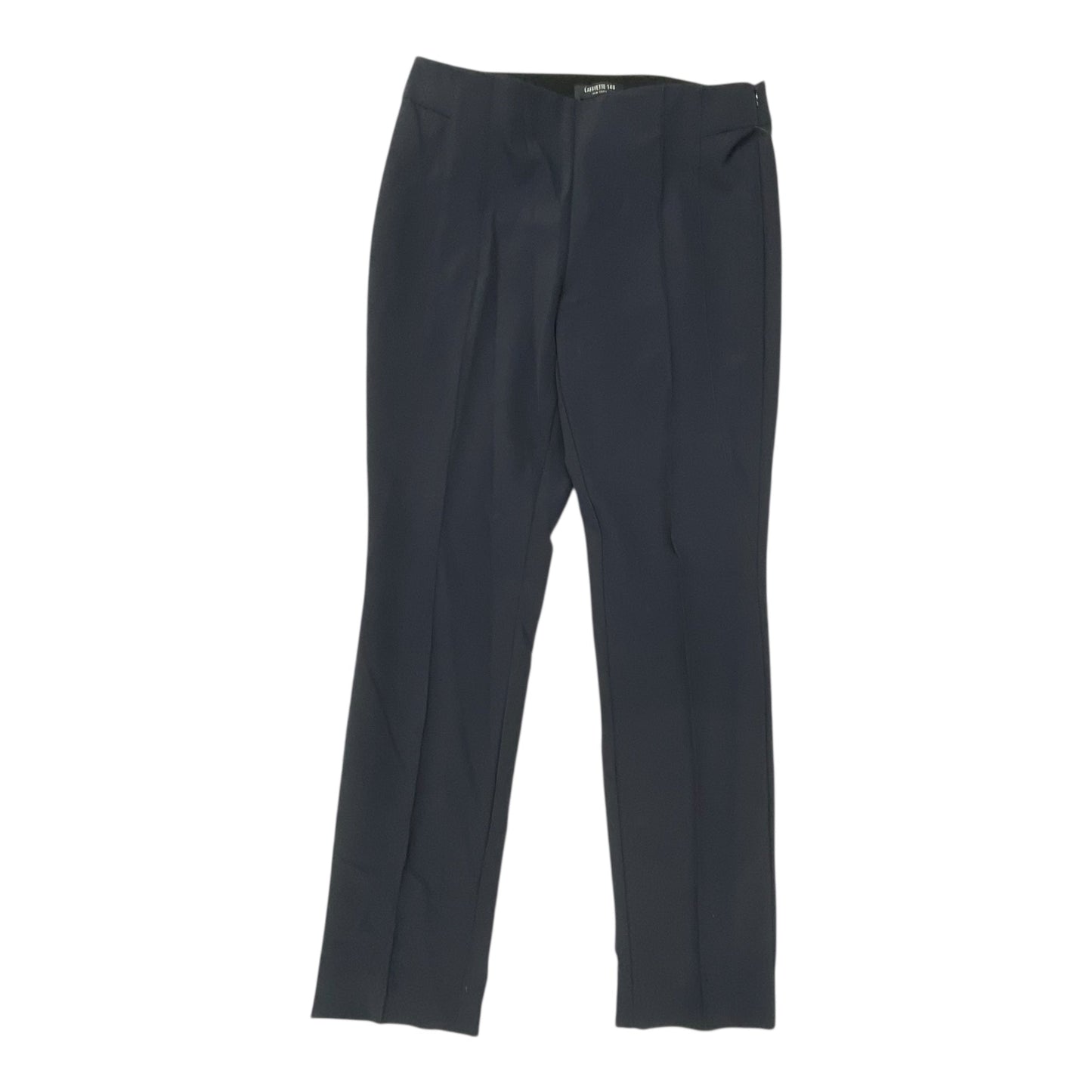 Pants Designer By Lafayette 148 In Navy, Size:8