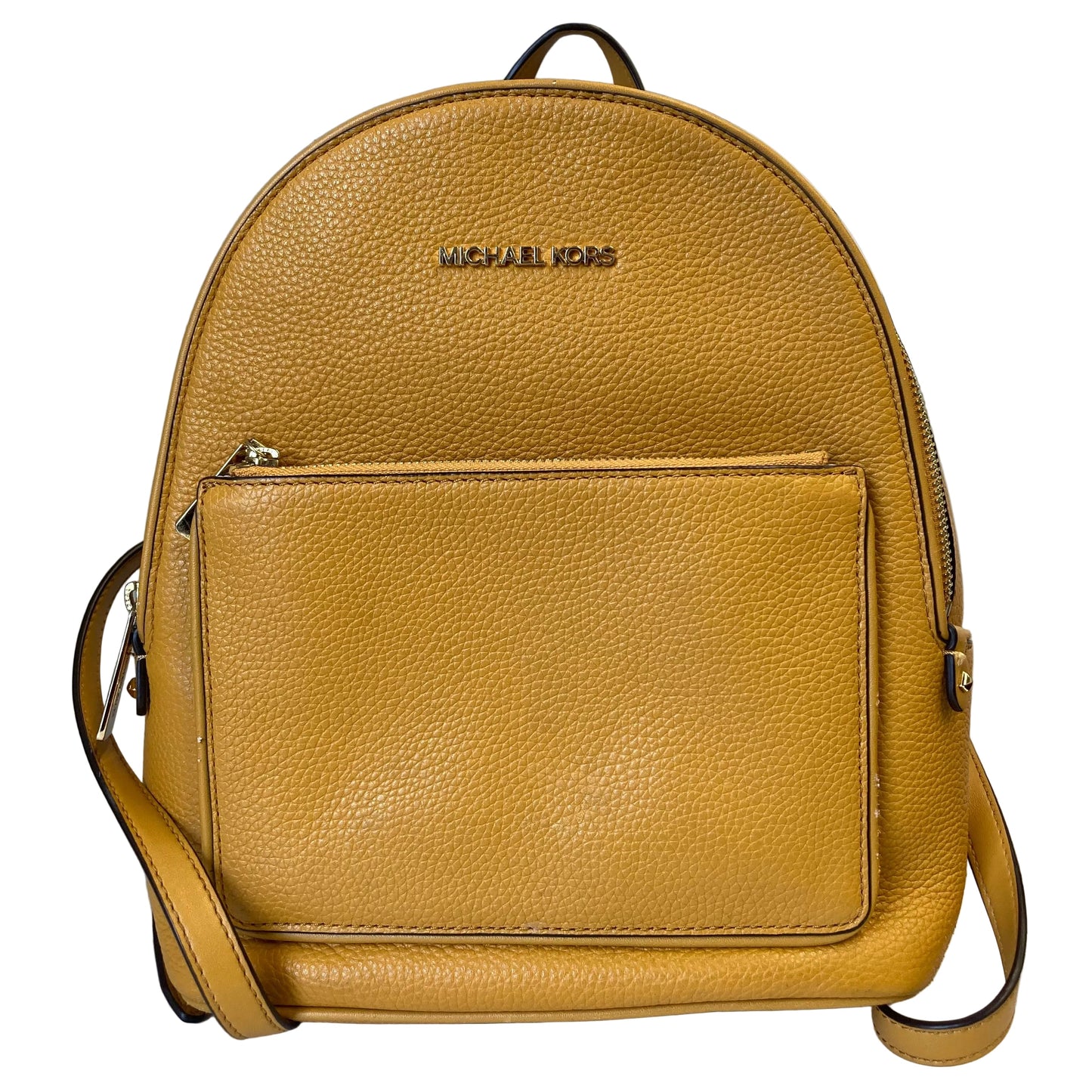Backpack Designer By Michael Kors In Mustard, Size:Small