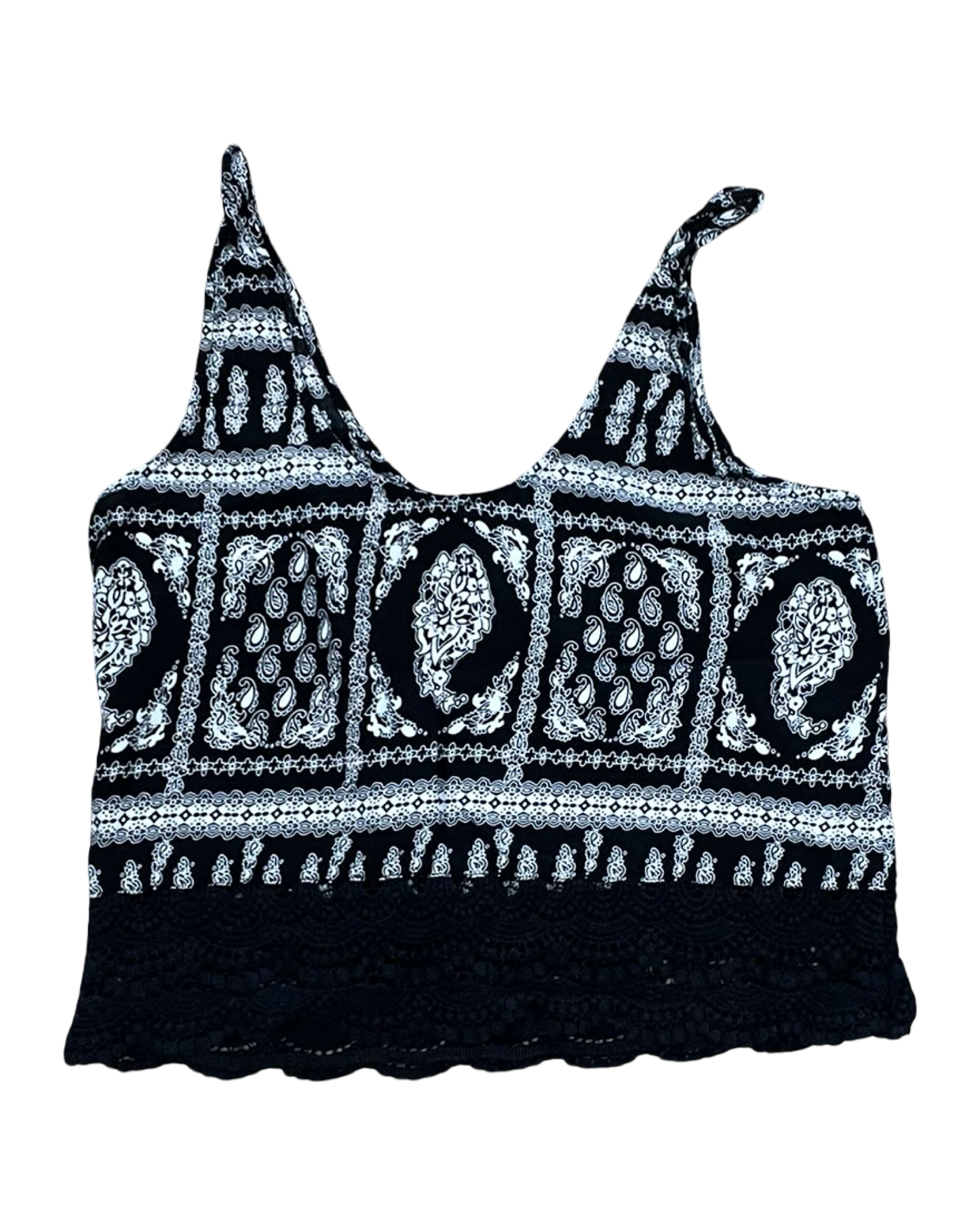 Top Ss By Forever 21 In Black & White, Size:S