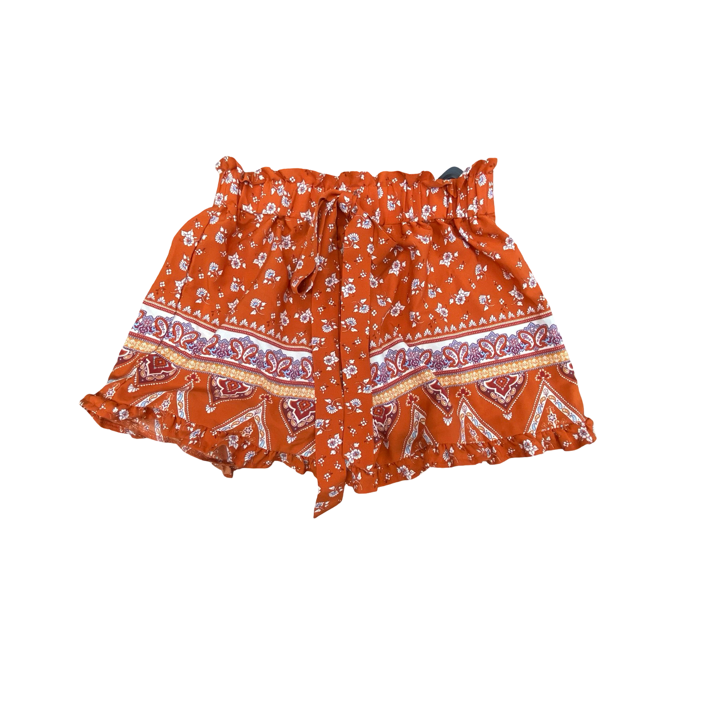 Shorts By Emery Rose In Orange, Size:L