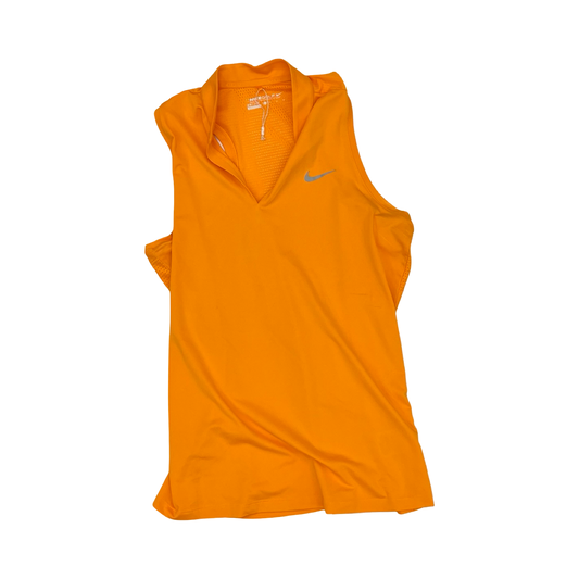 Athletic Tank Top By Nike In Orange, Size:Xl