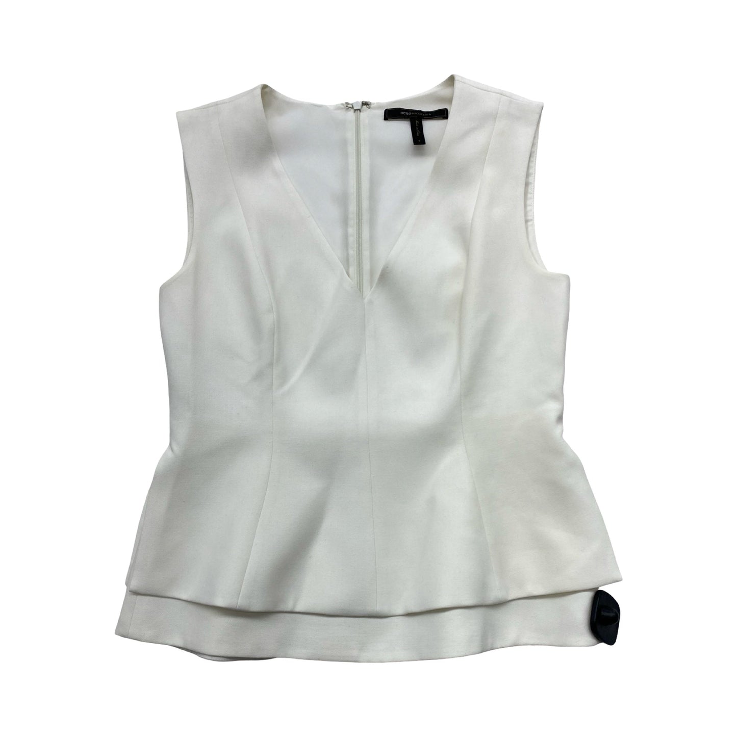 Top Sleeveless By Bcbgmaxazria In Cream, Size:S
