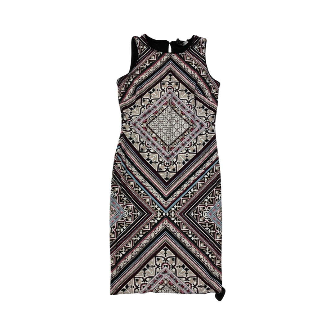 Dress Casual Midi By White House Black Market In Multi, Size:M
