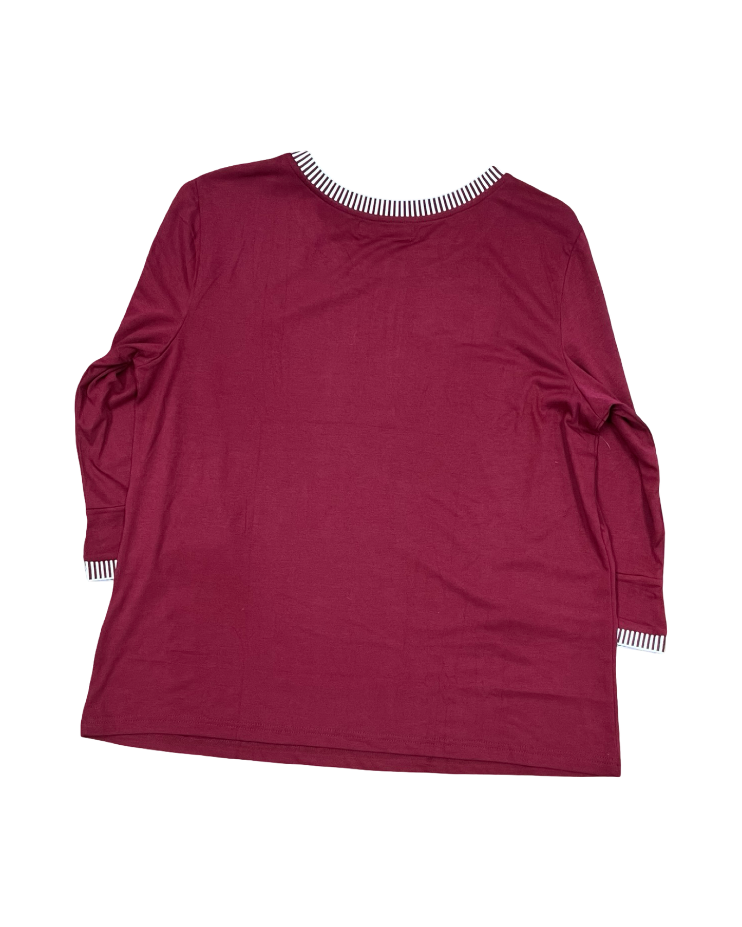 Top Ls By Merokeety In Red & White, Size:L