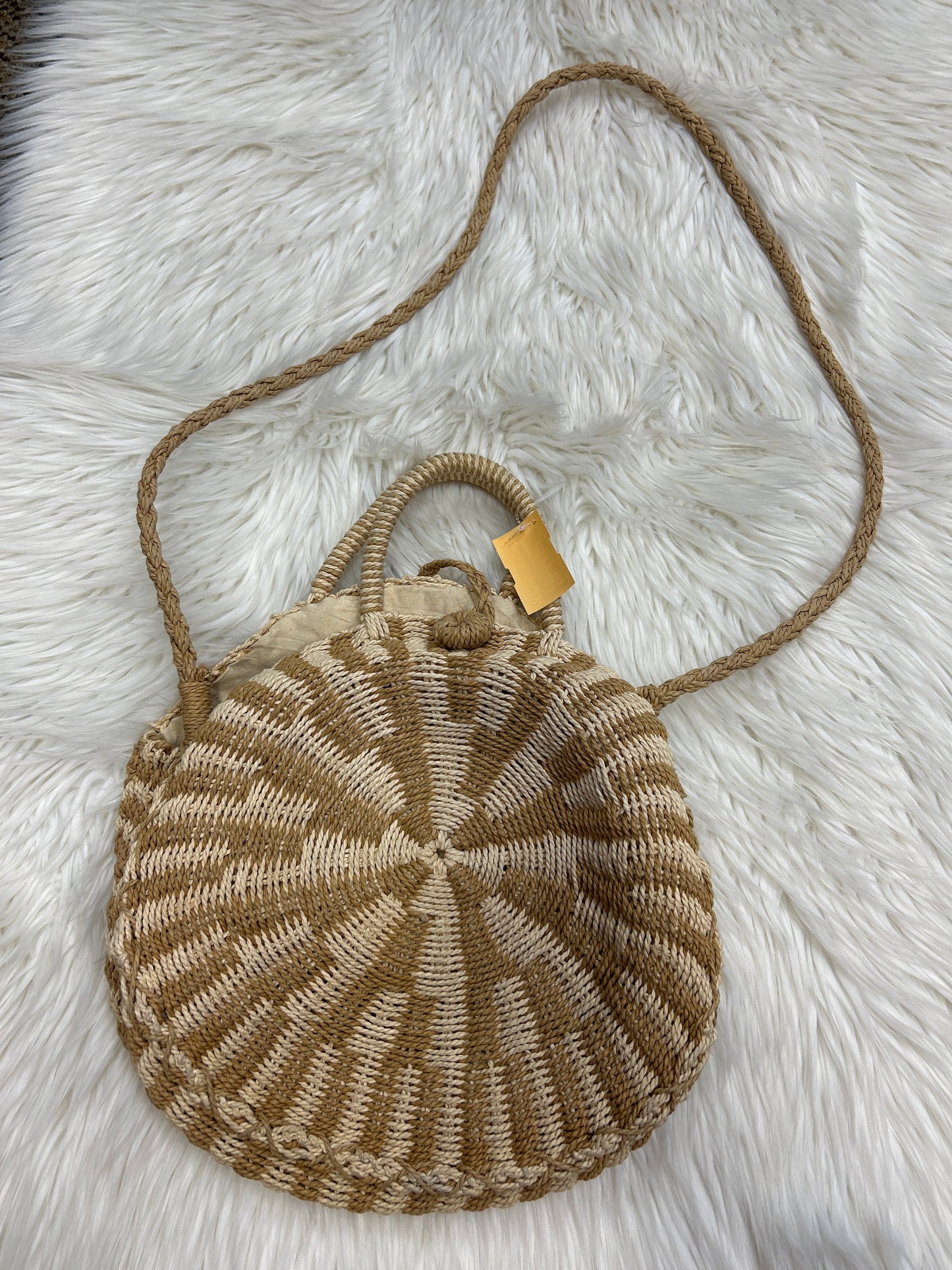 Handbag By Billabong In Cream, Size:Small