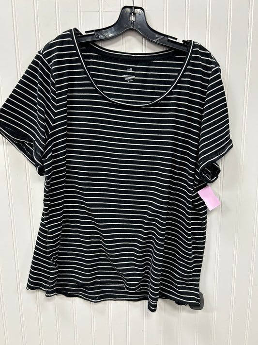 Top Ss By J. Jill In Black, Size:2X
