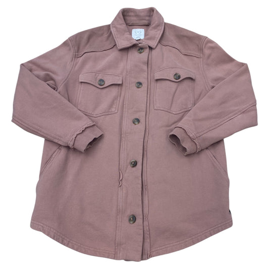 Jacket Shirt By Gentle Fawn In Pink, Size:S