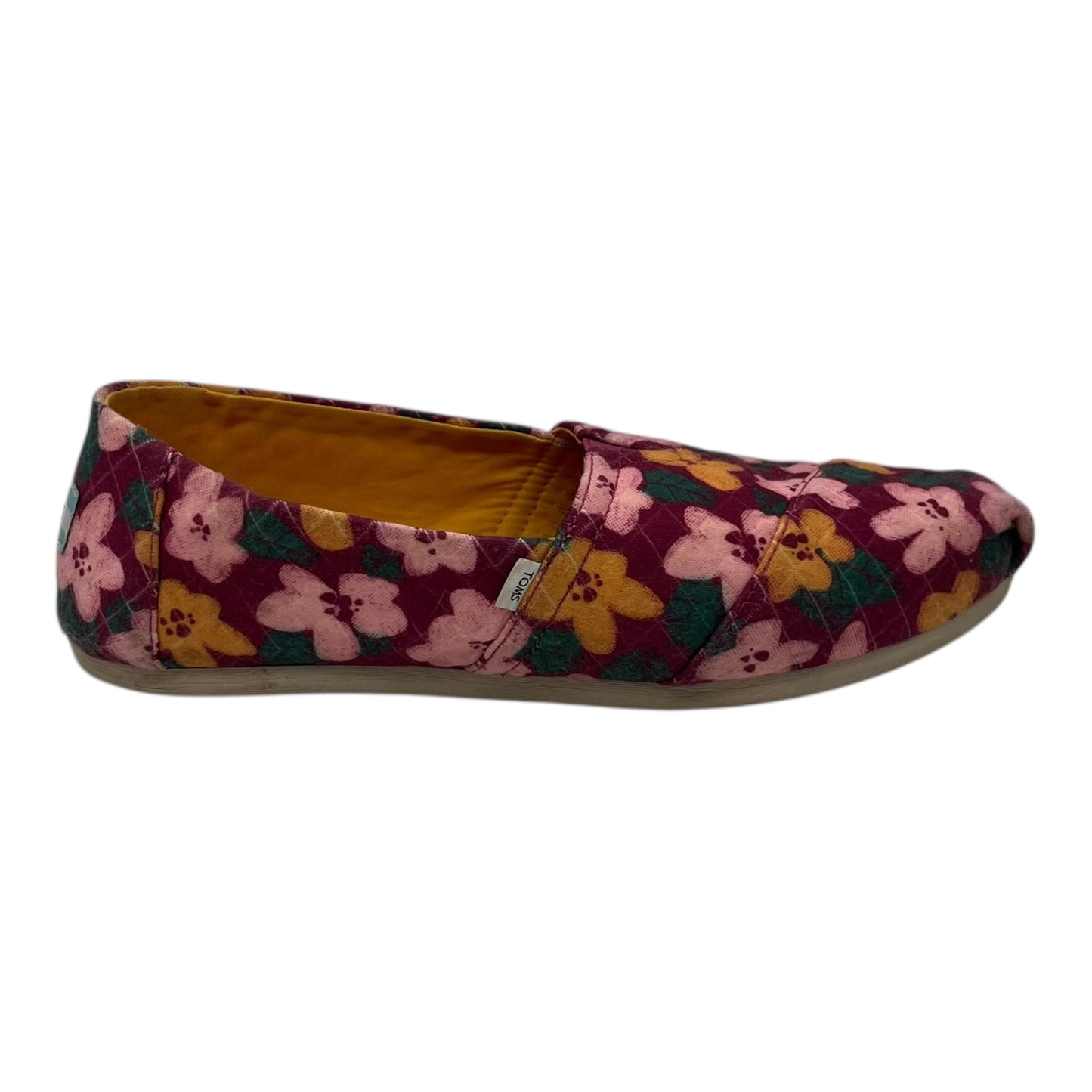 Shoes Flats By Toms In Pink, Size:11