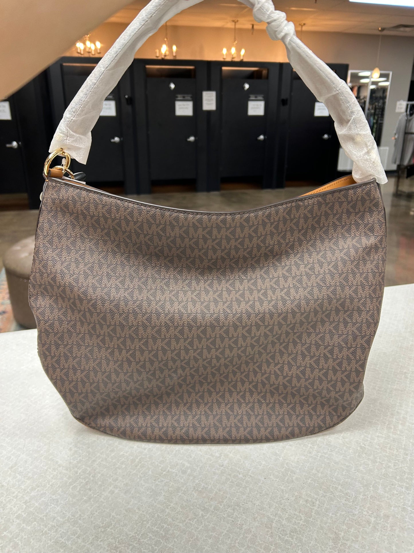 Handbag Designer By Michael Kors In Brown, Size:Medium