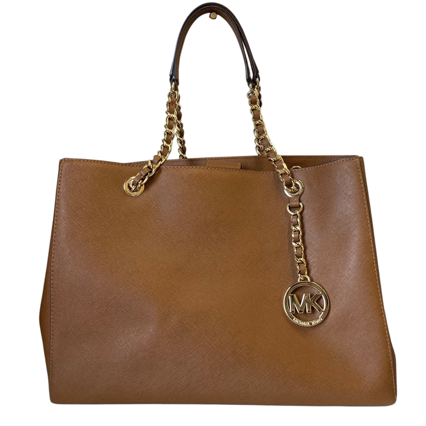 Handbag Designer By Michael Kors In Brown, Size:Medium