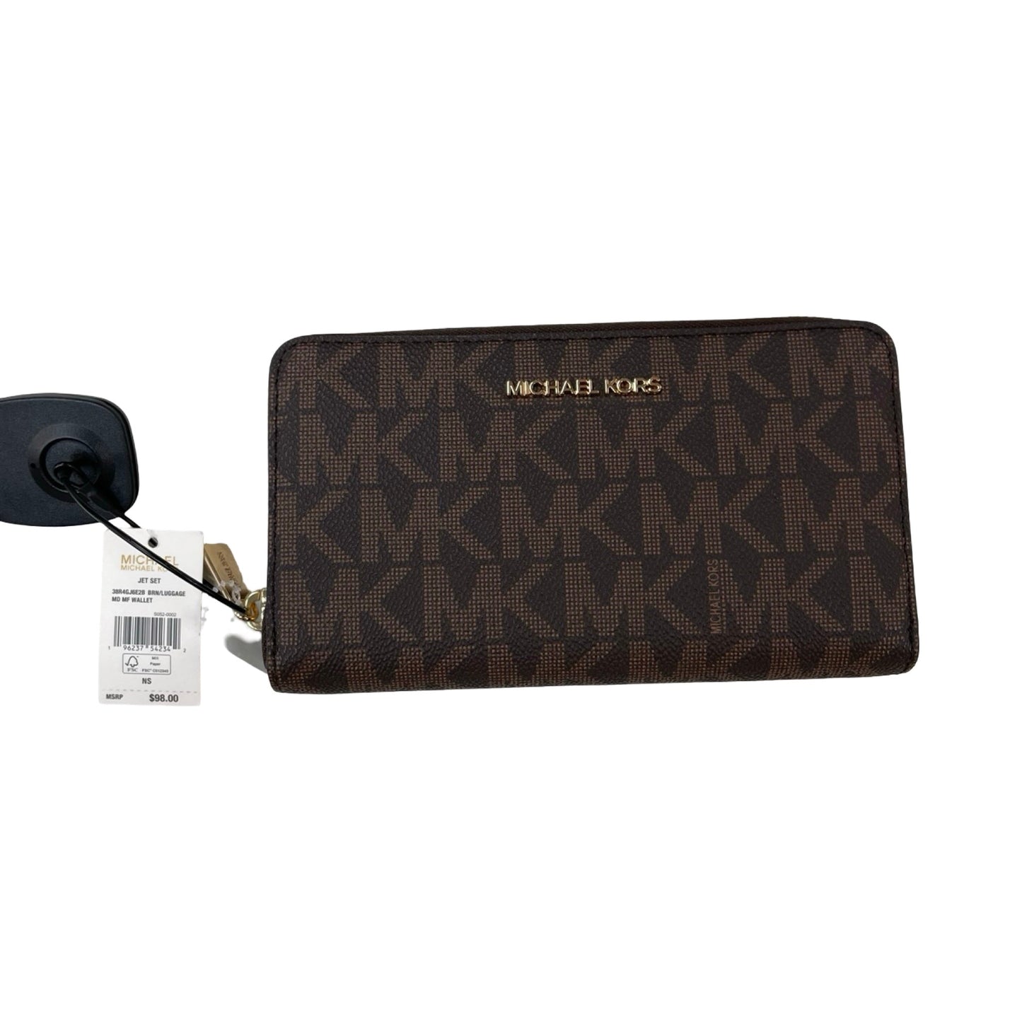 Wallet Designer By Michael Kors In Brown, Size:Medium