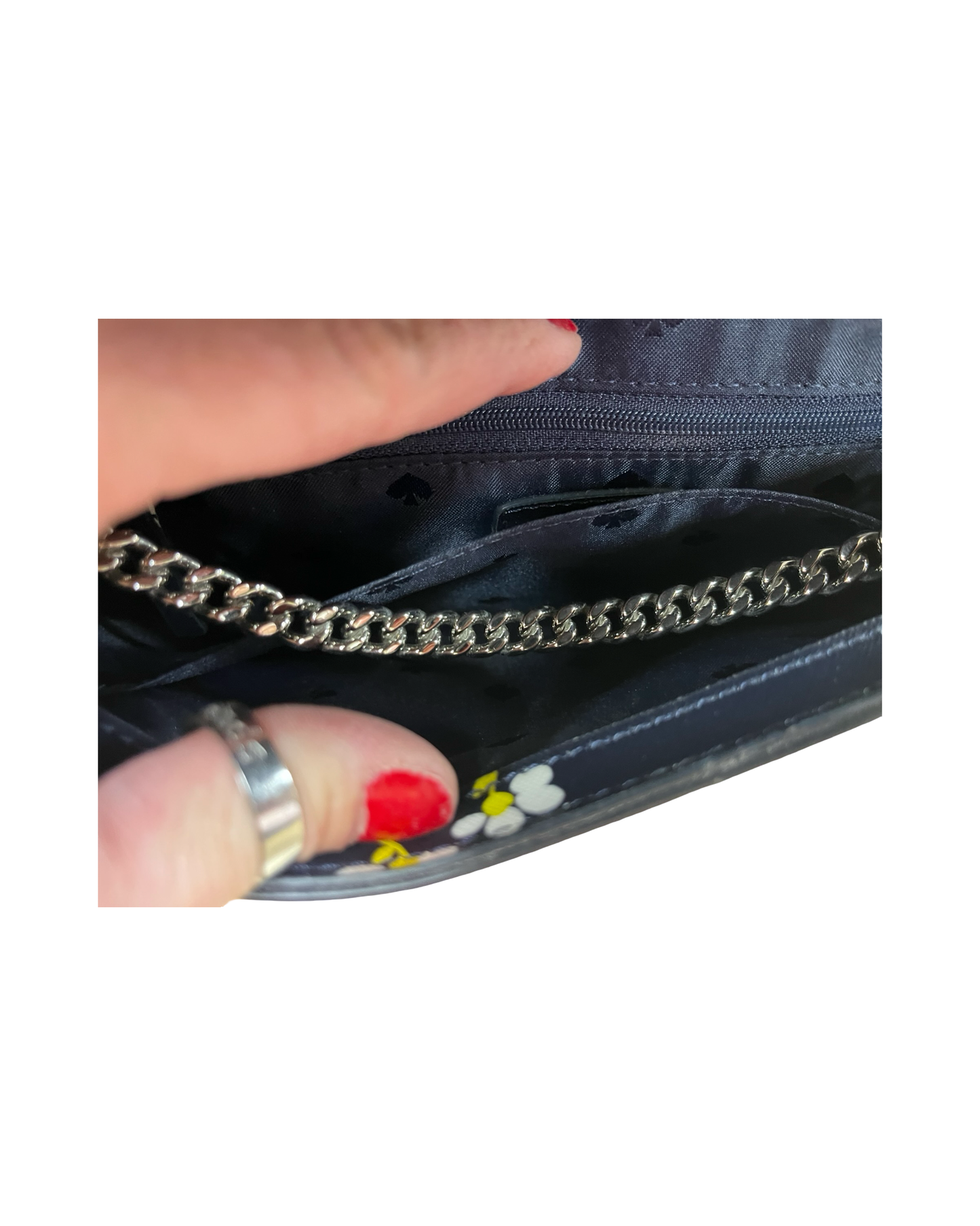Crossbody Designer By Kate Spade In Navy, Size:Medium