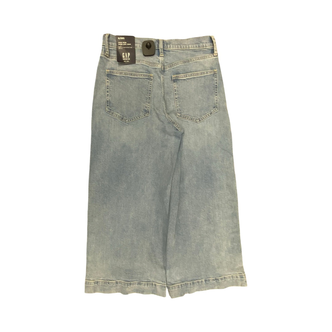 Jeans Cropped By Gap In Blue Denim, Size:6