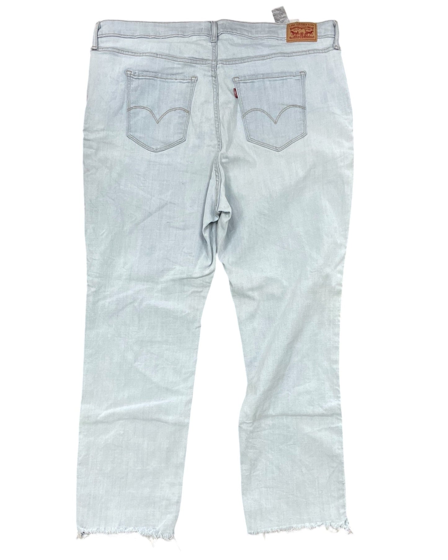 Jeans Straight By Levis In Blue, Size:20