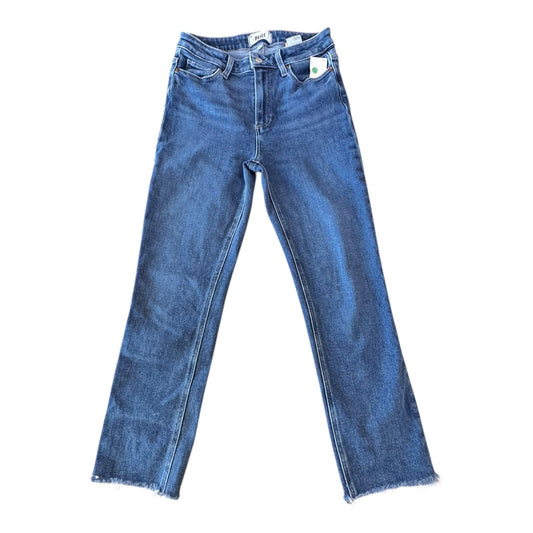 Jeans Cropped By Paige In Blue Denim, Size:4