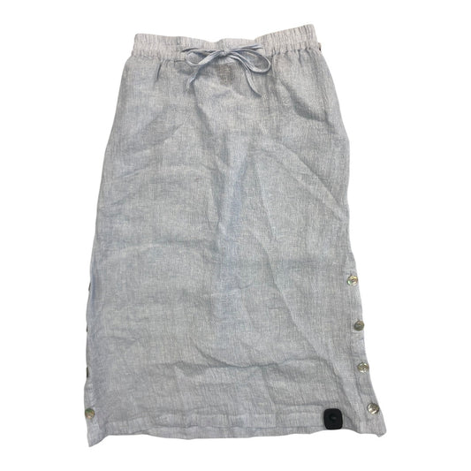 Skirt Maxi By Tahari By Arthur Levine In Blue, Size:L