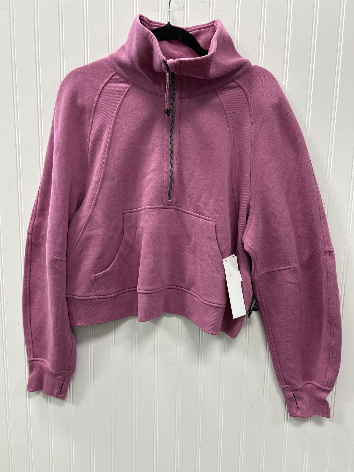 Athletic Jacket By Lululemon In Pink, Size:M
