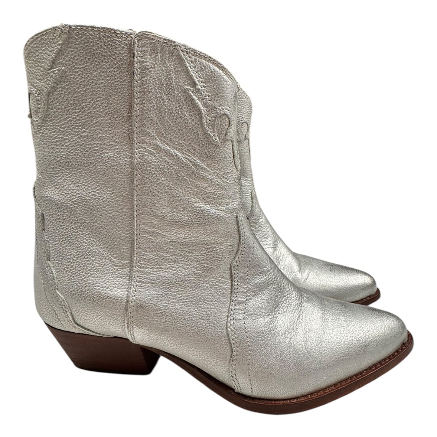 Boots Western By Free People In Silver, Size:7.5