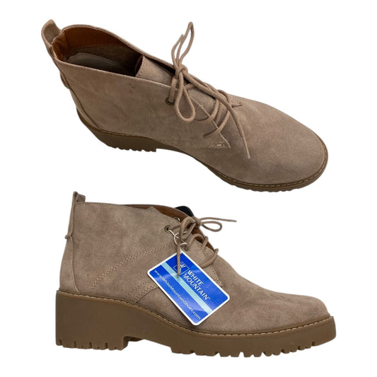 Boots Ankle Flats By White Mountain In Tan, Size:11