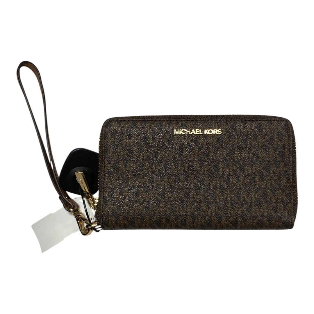 Wallet Designer By Michael Kors In Brown, Size:Large