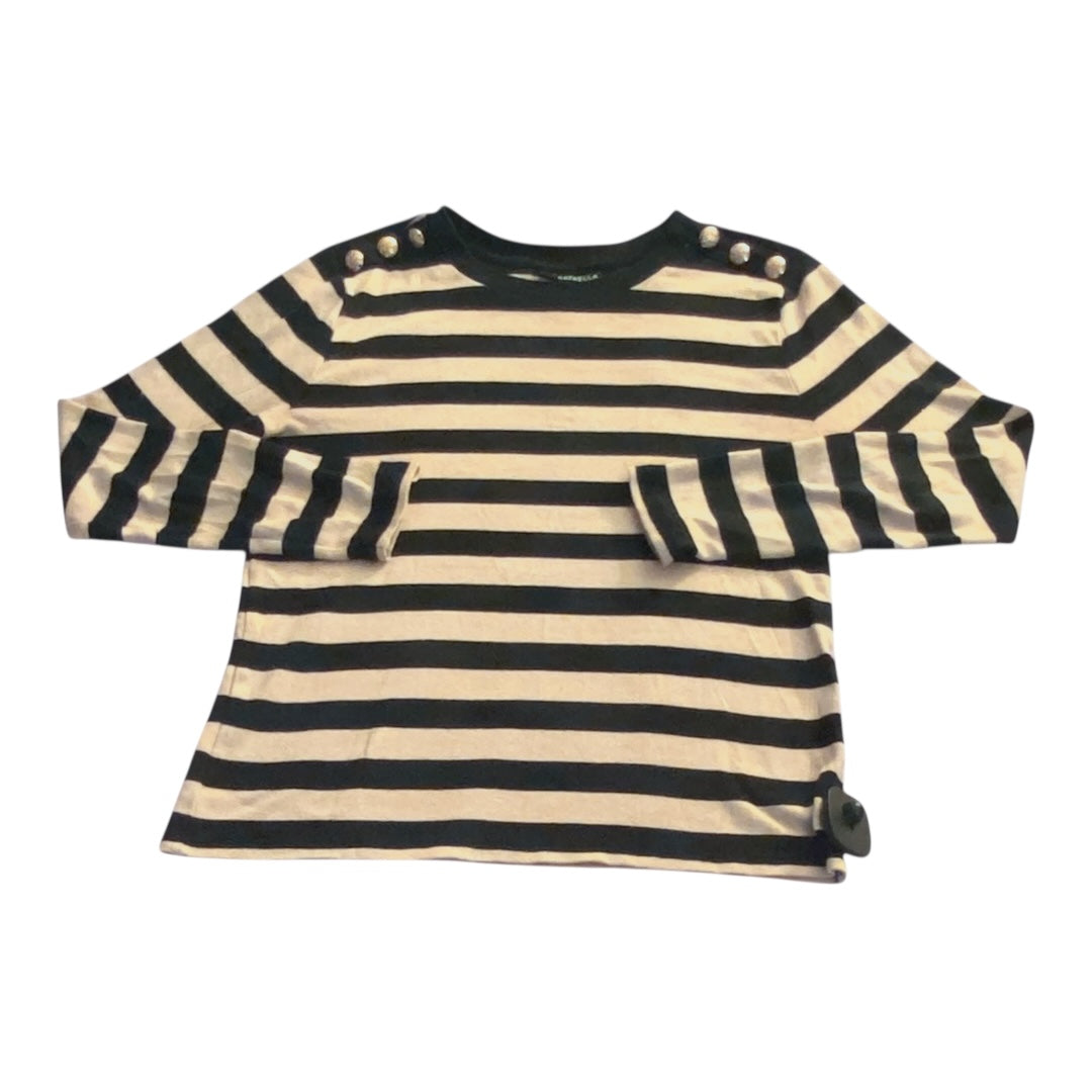 Sweater By Rafaella In Striped Pattern, Size:Xs
