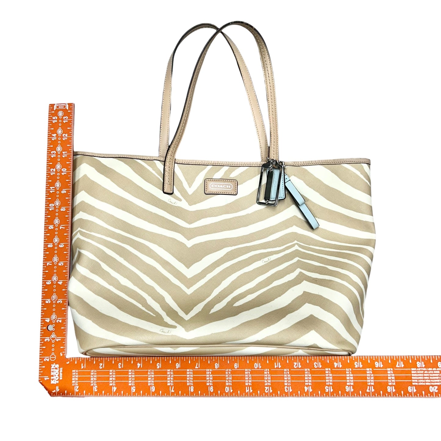 Tote Designer By Coach, Size: Large