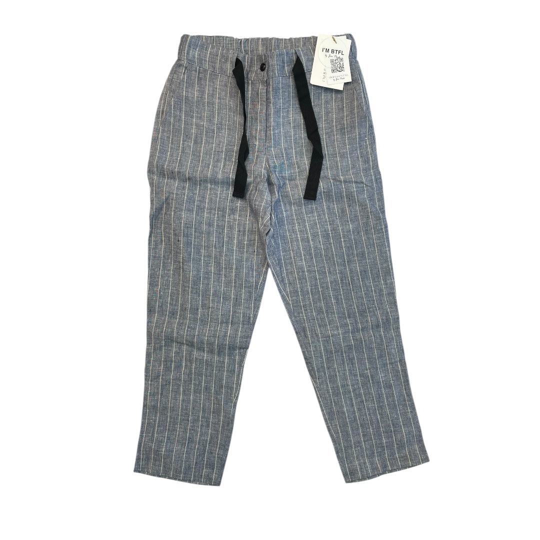 Pants Wide Leg By Cmc In Blue & White, Size:S