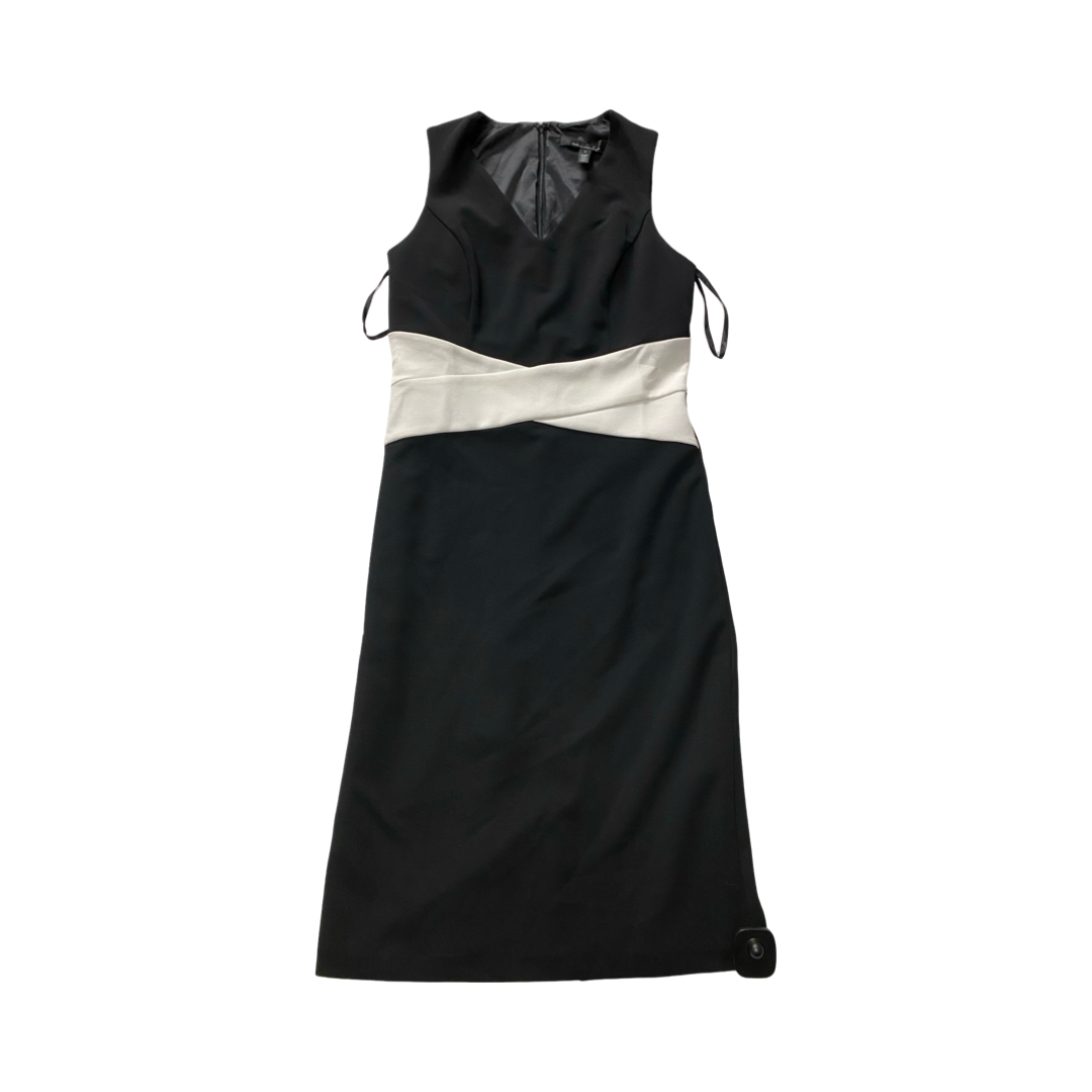 Dress Party Midi By White House Black Market In Black & White, Size:0