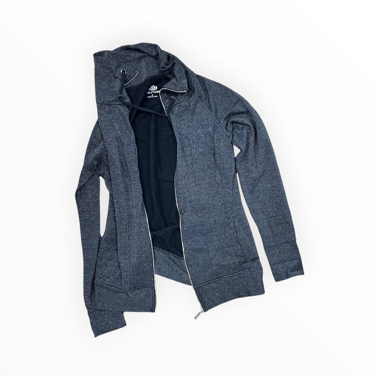 Jacket Other By Maurices In Black & Silver, Size:M