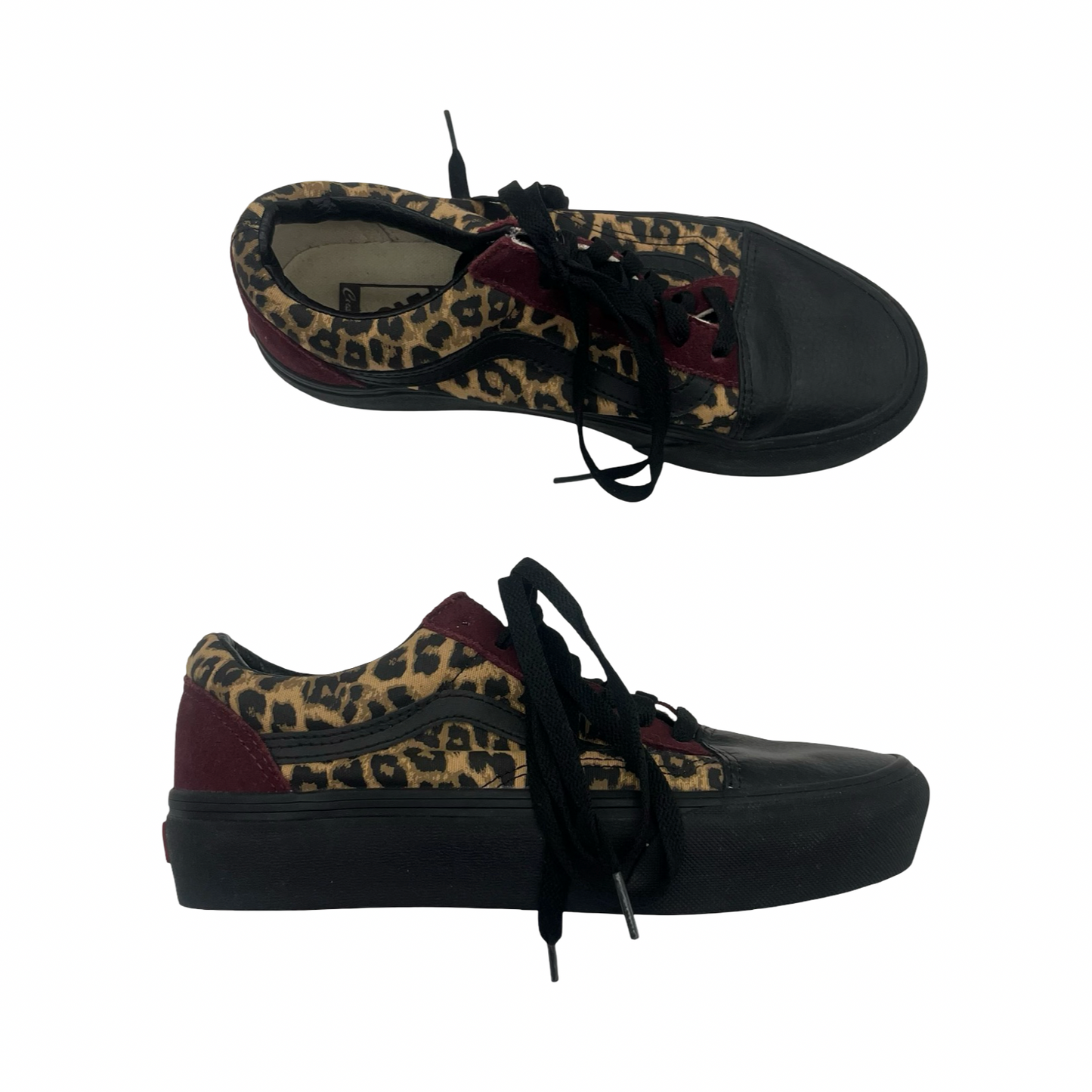 Shoes Sneakers By Vans In Leopard Print, Size:7.5