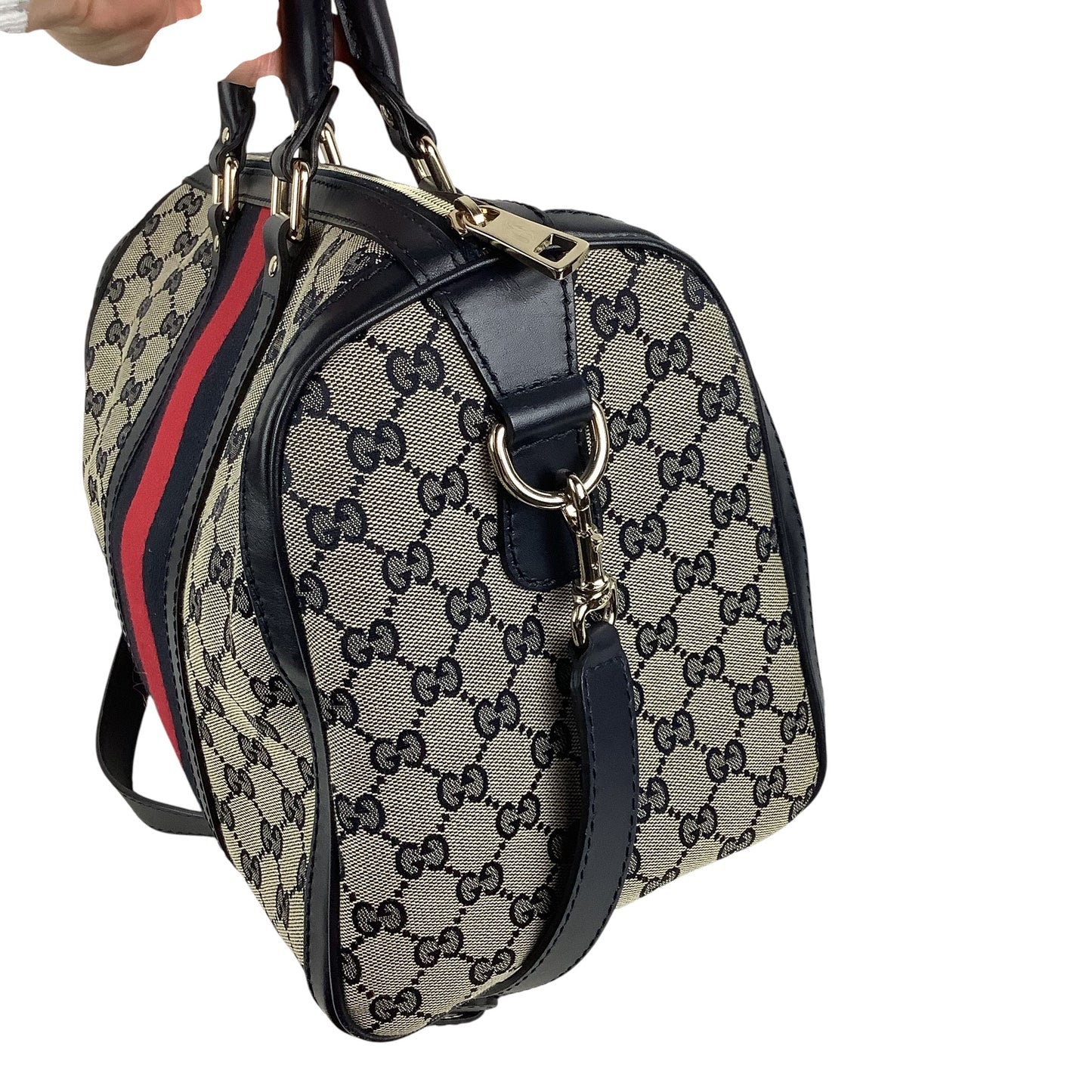 Handbag Luxury Designer By Gucci, Size: Medium