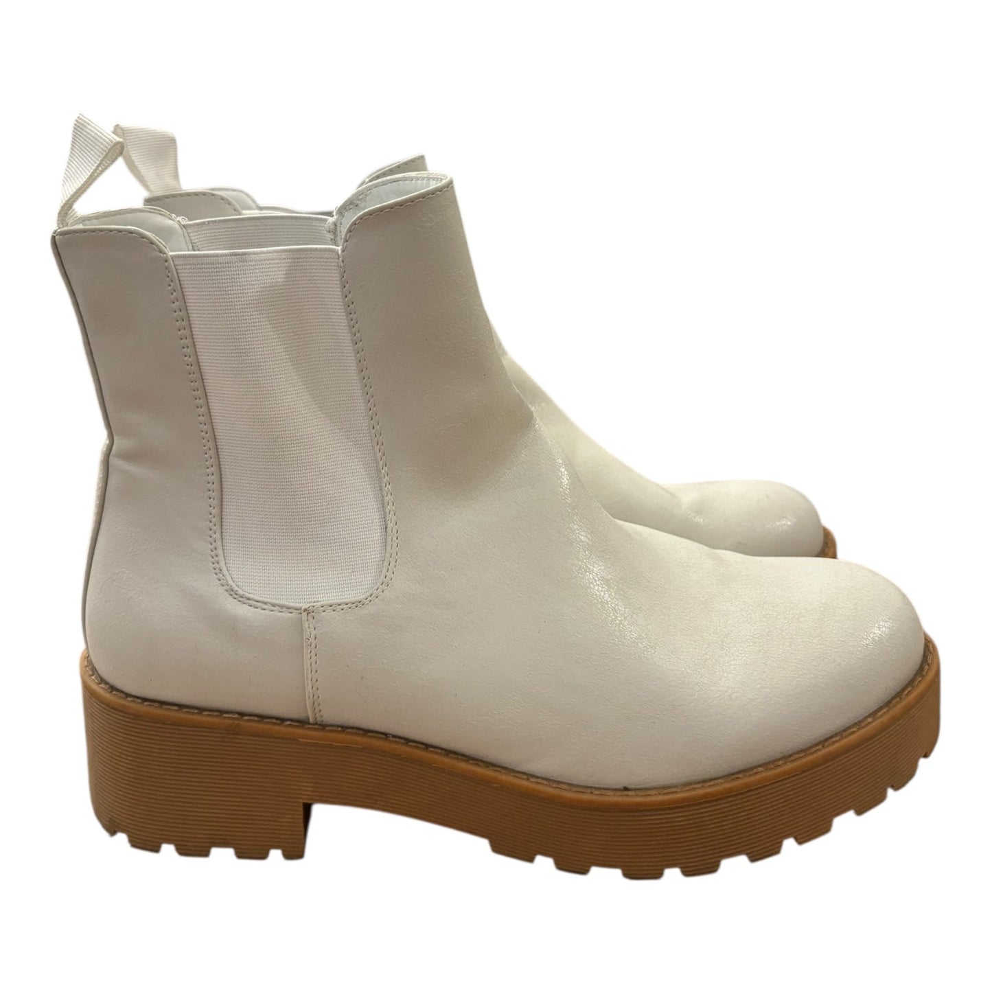 Boots Ankle Heels By Dirty Laundry In Grey, Size:10