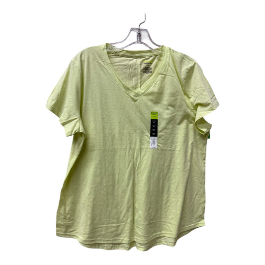 Athletic Top Ss By Tek Gear In Green, Size:2X